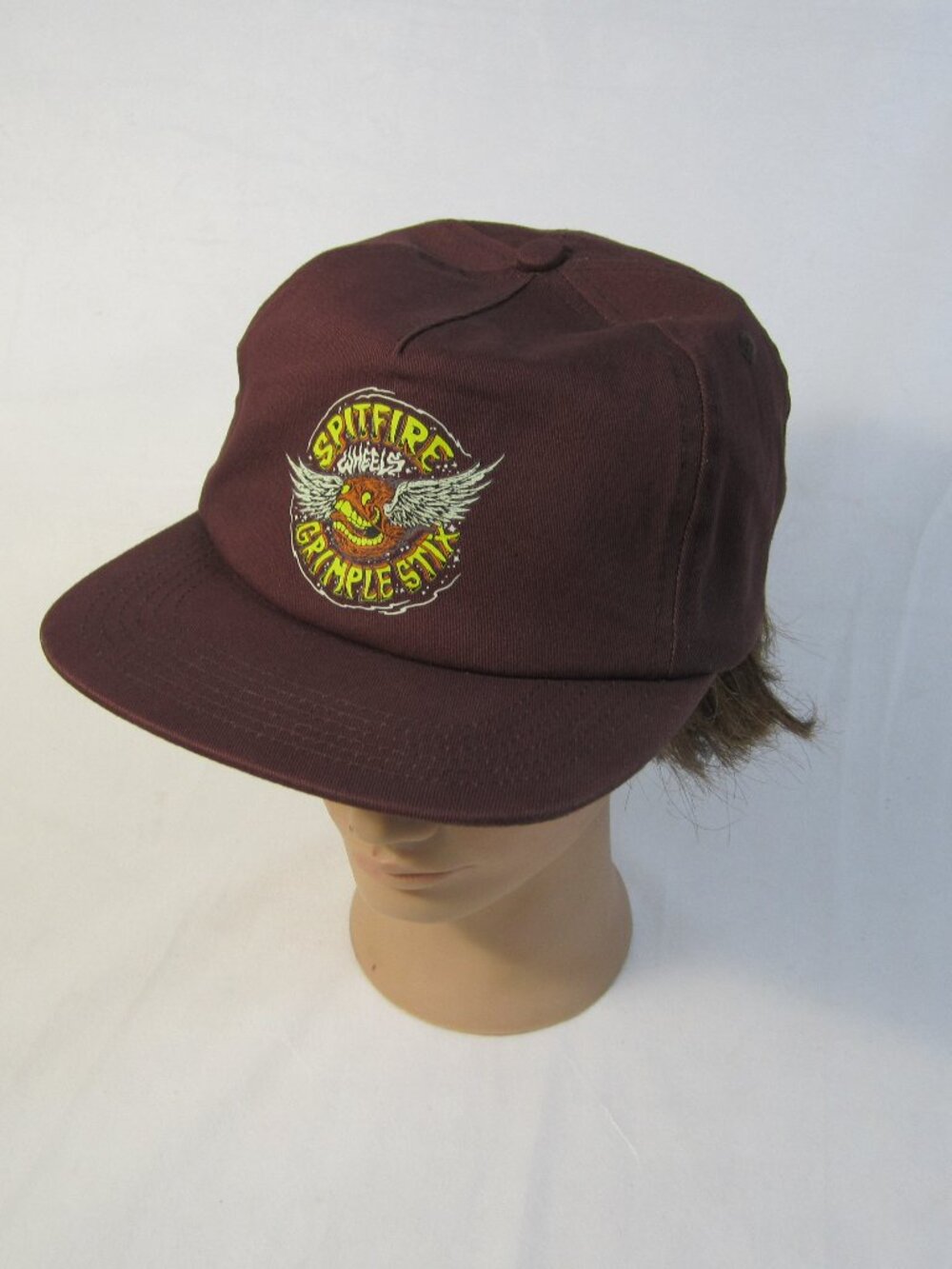 Spitfire x Grimple Stix - Flying Grimple Maroon Snapback Hat